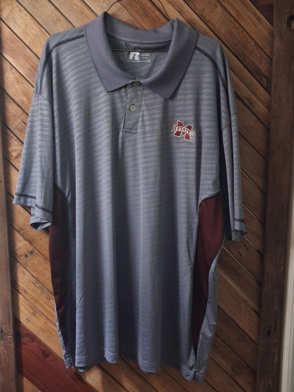 Russell Athletic Mississippi St. Team Polo. Men's Size 3XL.